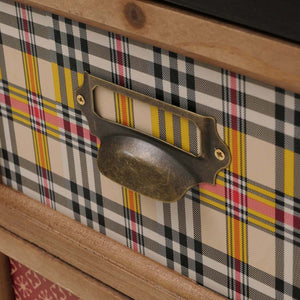 Apothekerkommode Schrank Schubladen Etikettenhalter Vintage Shabby Fensterladen 80x91x40cm schwarz
