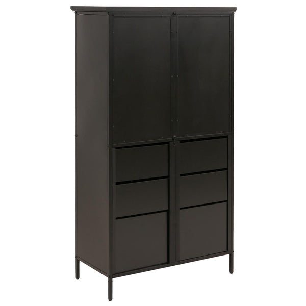 Apothekerkommode Highboard Schubladen Vintage Shabby-Look 136x73x35cm natur