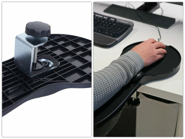 Ergonomische 2in1 Armauflage mit Mauspad. Handgelenkstütze