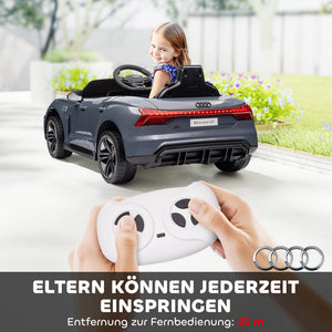Kinder Elektroauto Audi mit Fernbedienung und Musik für 3-5 Jahre