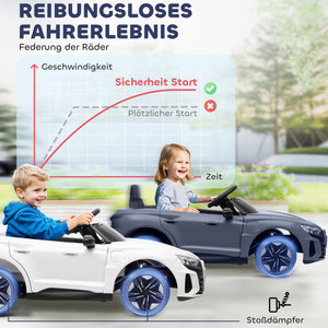 Kinder Elektroauto Audi mit Fernbedienung und Musik für 3-5 Jahre