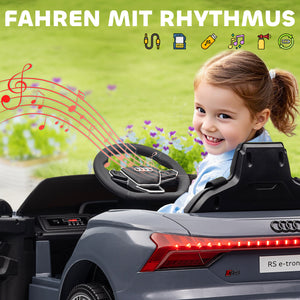 Kinder Elektroauto Audi mit Fernbedienung und Musik für 3-5 Jahre