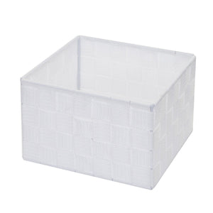 Aufbewahrungskorb Dekokorb Regalkorb Aufbewahrung 12x19x19cm weiss