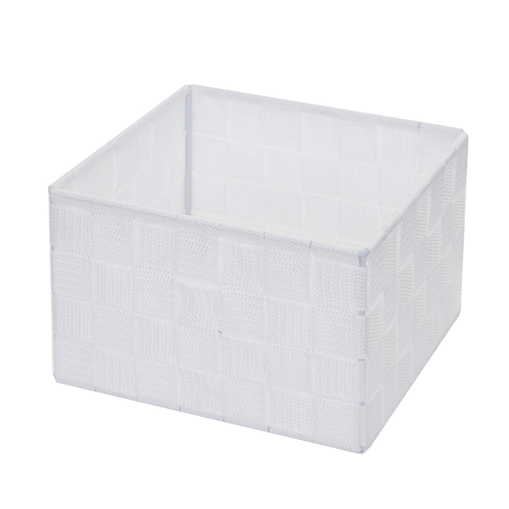 Aufbewahrungskorb Dekokorb Regalkorb Aufbewahrung 12x19x19cm weiss