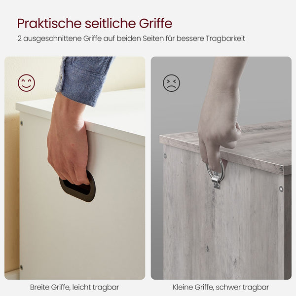 Aufbewahrungstruhe moderner Stil Weiss