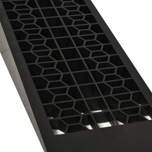 Auffahrrampe 2er Set Gummi 70x20x8cm Schwarz
