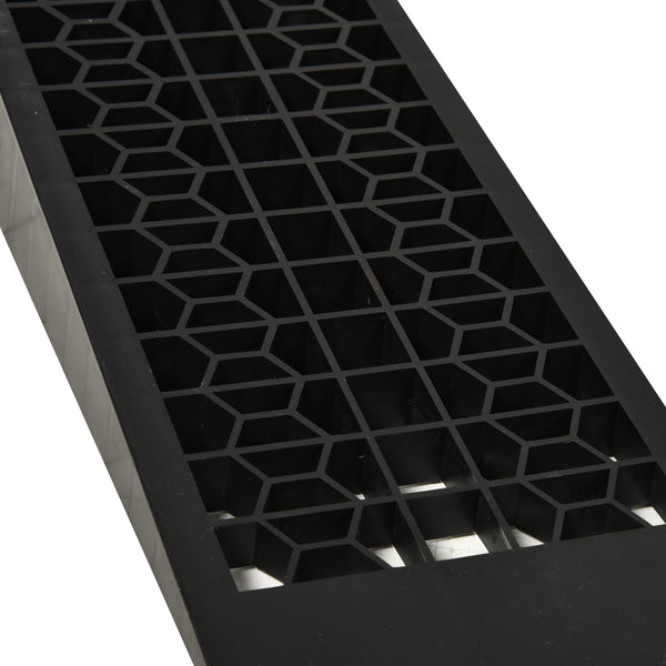 Auffahrrampe 2er Set Gummi 70x20x8cm Schwarz