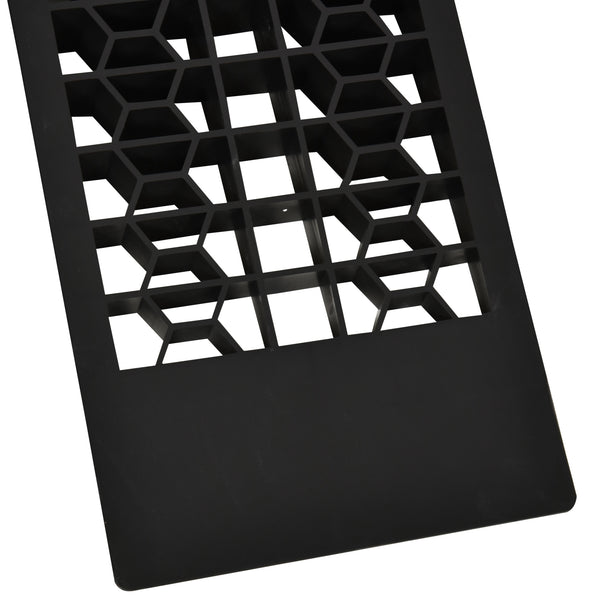 Auffahrrampe 2er Set Gummi 70x20x8cm Schwarz