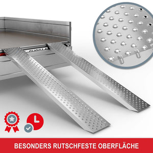 2x Auffahrrampen 400kg Tragkraft