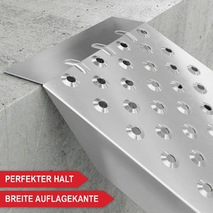 2x Auffahrrampen 400kg Tragkraft