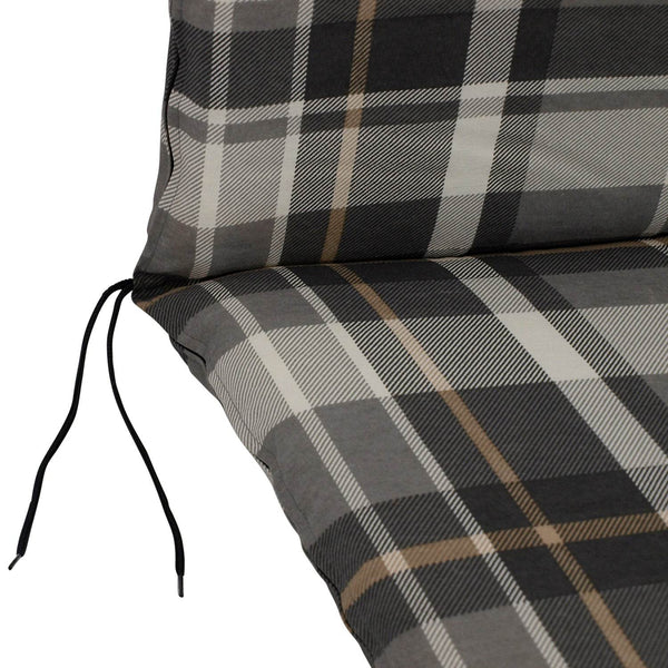 Auflage SEATTLE grau/beige 2-sitzer Bank