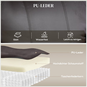 Aufstehsessel mit Aufstehhilfe und Fernbedienung verstellbar braun