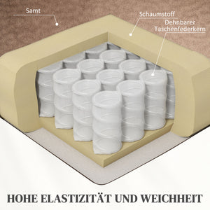 Aufstehsessel elektrisch mit Massagefunktion braun