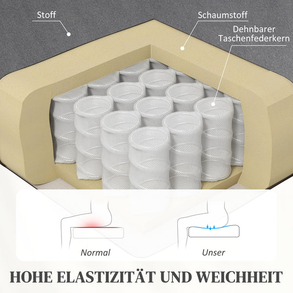Aufstehsessel elektrisch mit Samtbezug und USB für Senioren