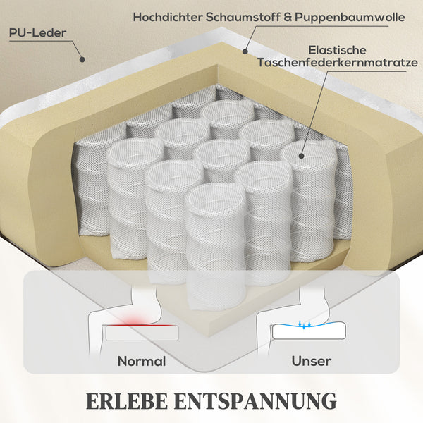 Aufstehsessel Relaxsessel elektrisch mit Aufstehhilfe Massage Heizung creme