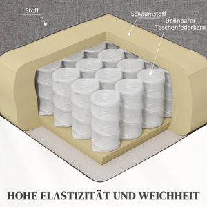Aufstehsessel Relaxsessel mit Aufstehhilfe Massage und Heizung hellgrau