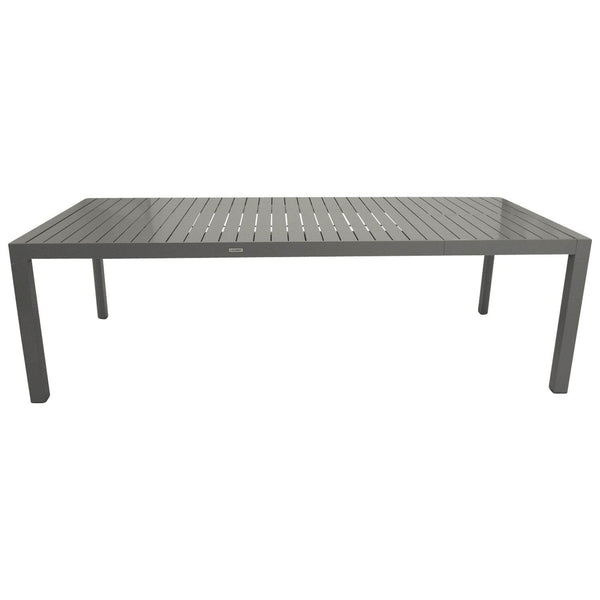 Ausziehtisch BAGO XL 195/255X120cm, Aluminium silbergrau