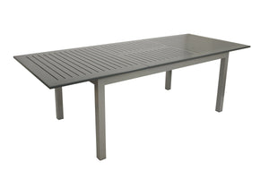 Ausziehtisch BAJAZZO 175/245x100cm, Aluminium grau