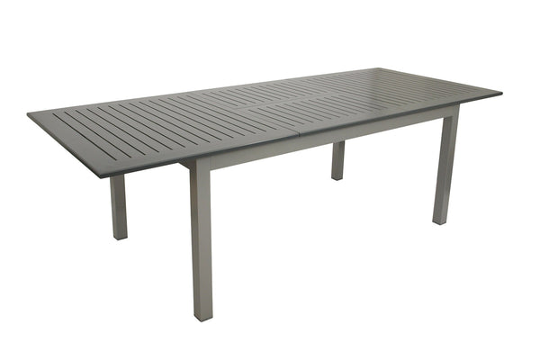 Ausziehtisch BAJAZZO 175/245x100cm, Aluminium grau