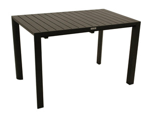 Gartentisch Ausziehtisch LAGOS 120/162x70cm Aluminium grau