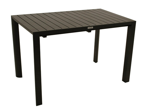 Gartentisch Ausziehtisch LAGOS 120/162x70cm Aluminium grau