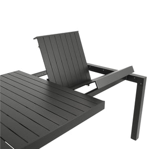 Ausziehtisch LAGOS XL 195/255X120cm, Aluminium anthrazit