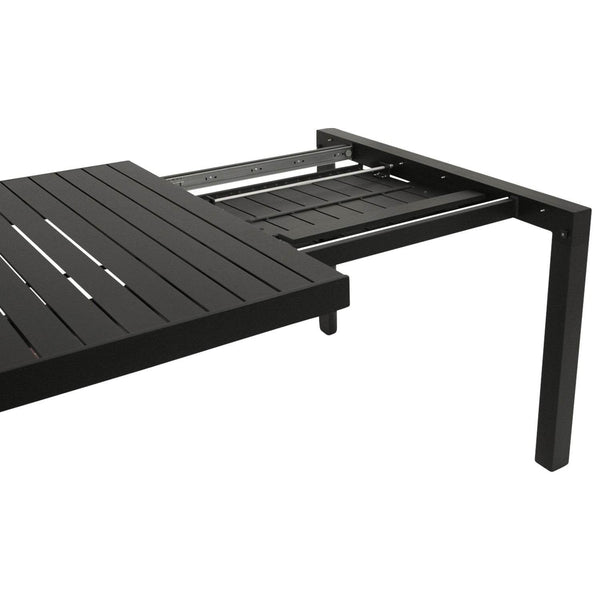 Ausziehtisch LAGOS XL 195/255X120cm, Aluminium anthrazit