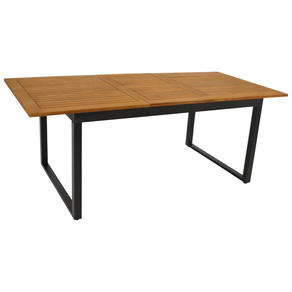 Gartentisch Ausziehtisch Rivello 150-200x90cm Alu Holz