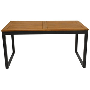 Gartentisch Ausziehtisch Rivello 150-200x90cm Alu Holz