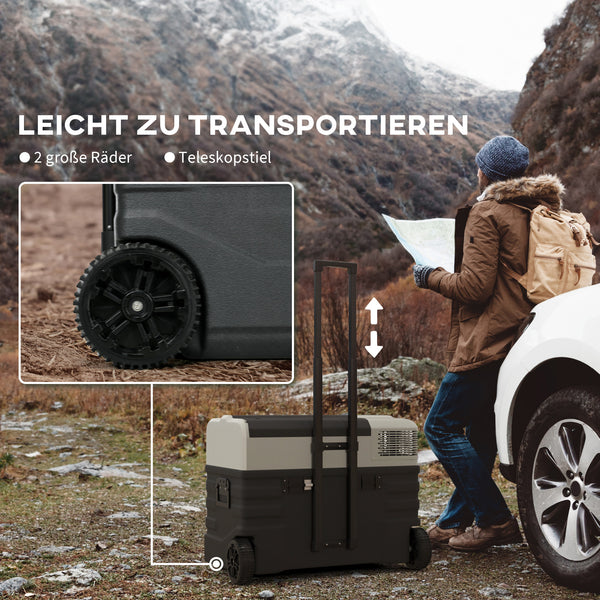 Autokühlschrank Kühlbox mobil für Camping 56L -20° bis 20°C