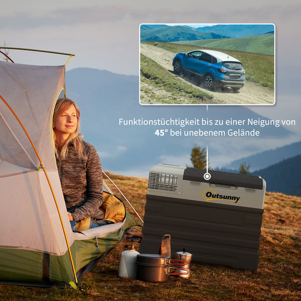 Autokühlschrank Kühlbox mobil für Camping 56L -20° bis 20°C