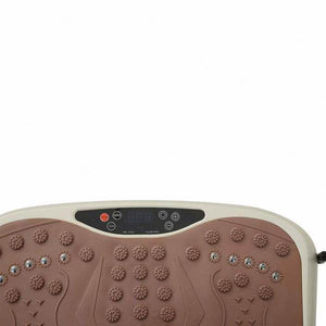 Vibrationsplatte Vibrationstrainer Vibrationsgerät LED-Anzeige USB-Lautsprecher Trainingsbänder Fernbedienung