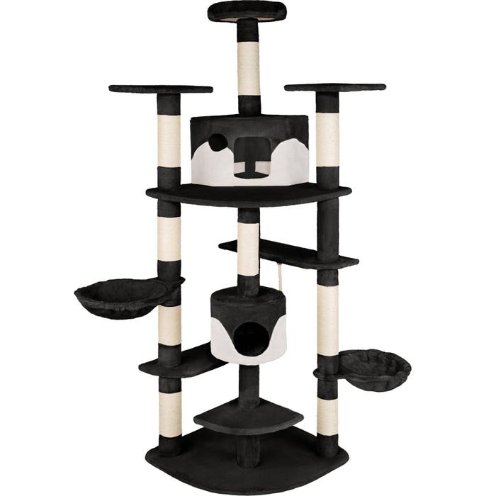 Fippi cat tree, 201cm, black/white