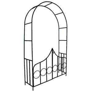 Arco per rose con porta, 240 cm