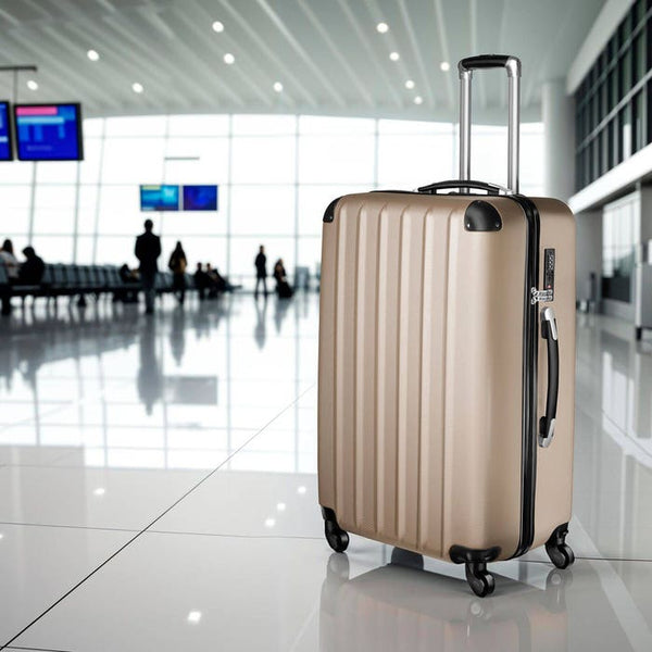 Reisekofferset Hartschale, beige