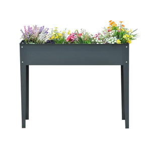 Hochbeet Kräuterbeet Pflanzkasten 100 x 30 x 80 cm