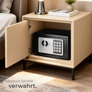 Elektronischer Safe mit Schlüssel