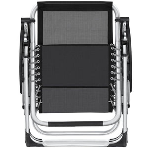 2er Set Sonnenliege Cloud schwarz 2er Set