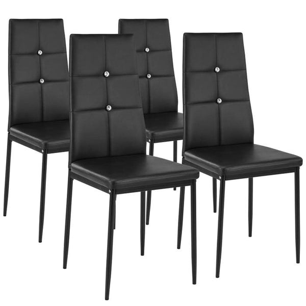 Set Esszimmerstuhl Julien schwarz 4er Set
