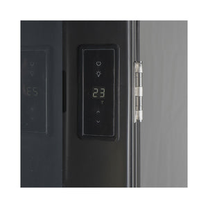 Kibernetik RKS256 Retro Getränkekühlschrank schwarz
