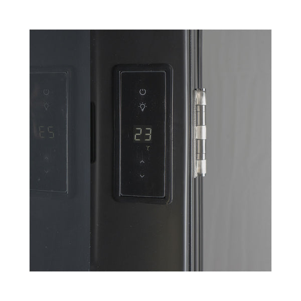 Kibernetik RKS256 Retro Getränkekühlschrank schwarz