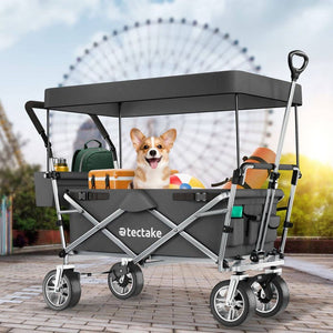 Faltbarer Bollerwagen Nico, grau