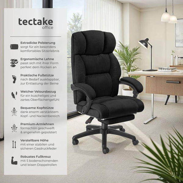 Jillien office chair, black 