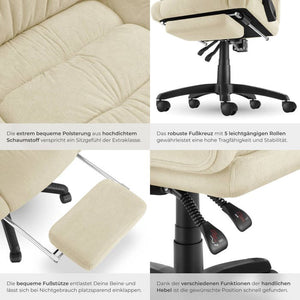 Jillien office chair, beige 