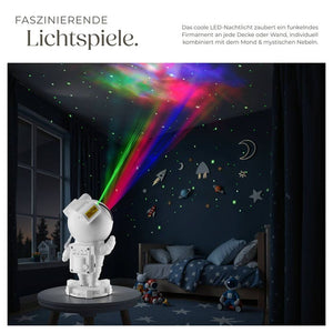 LED-Sternenhimmel-Projektor Astronaut weiss