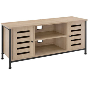 TV-Board Carlow Industrial Holz hell, Eiche Sonoma