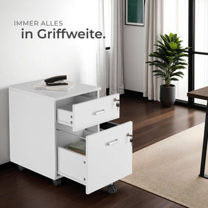 Rollcontainer Vagur weiss