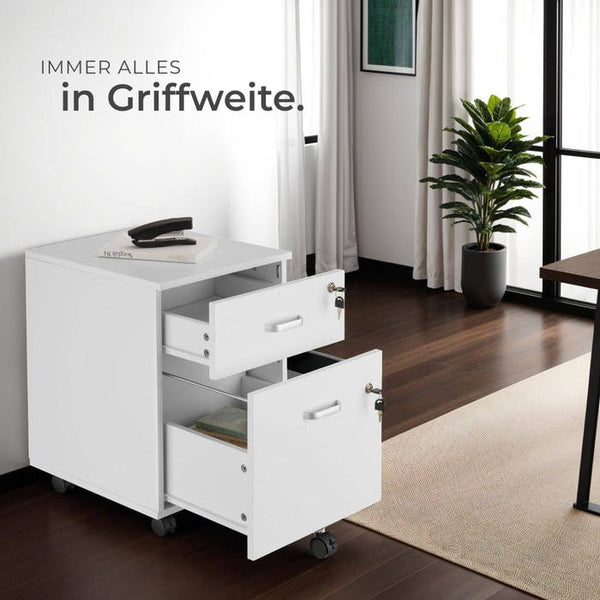 Rollcontainer Vagur weiss
