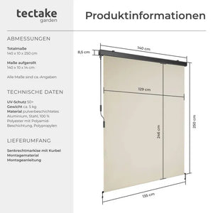 Senkrechtmarkise Eloise