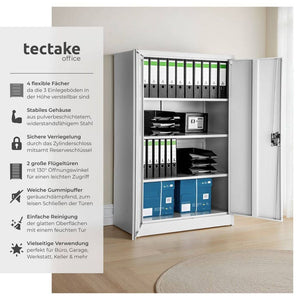 Aktenschrank grau